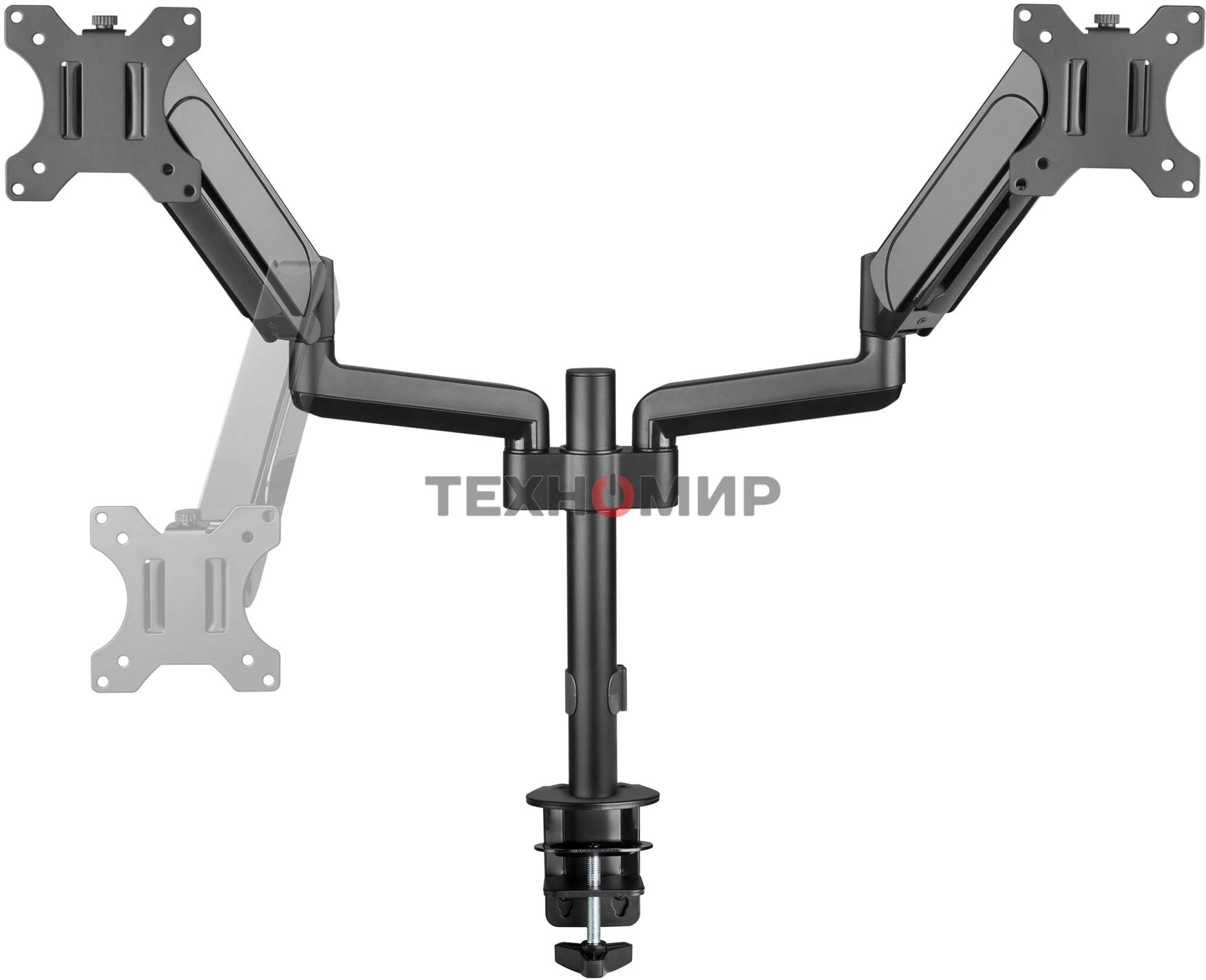 Кронштейн для мониторов ЖК Digma D-MM202D черный 17