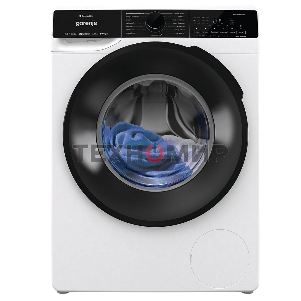 Стиральная машина Gorenje WPNA84A2TWIFI/C белый загр. фронтальная макс.: 8 кг 1400об/мин класс: А+++