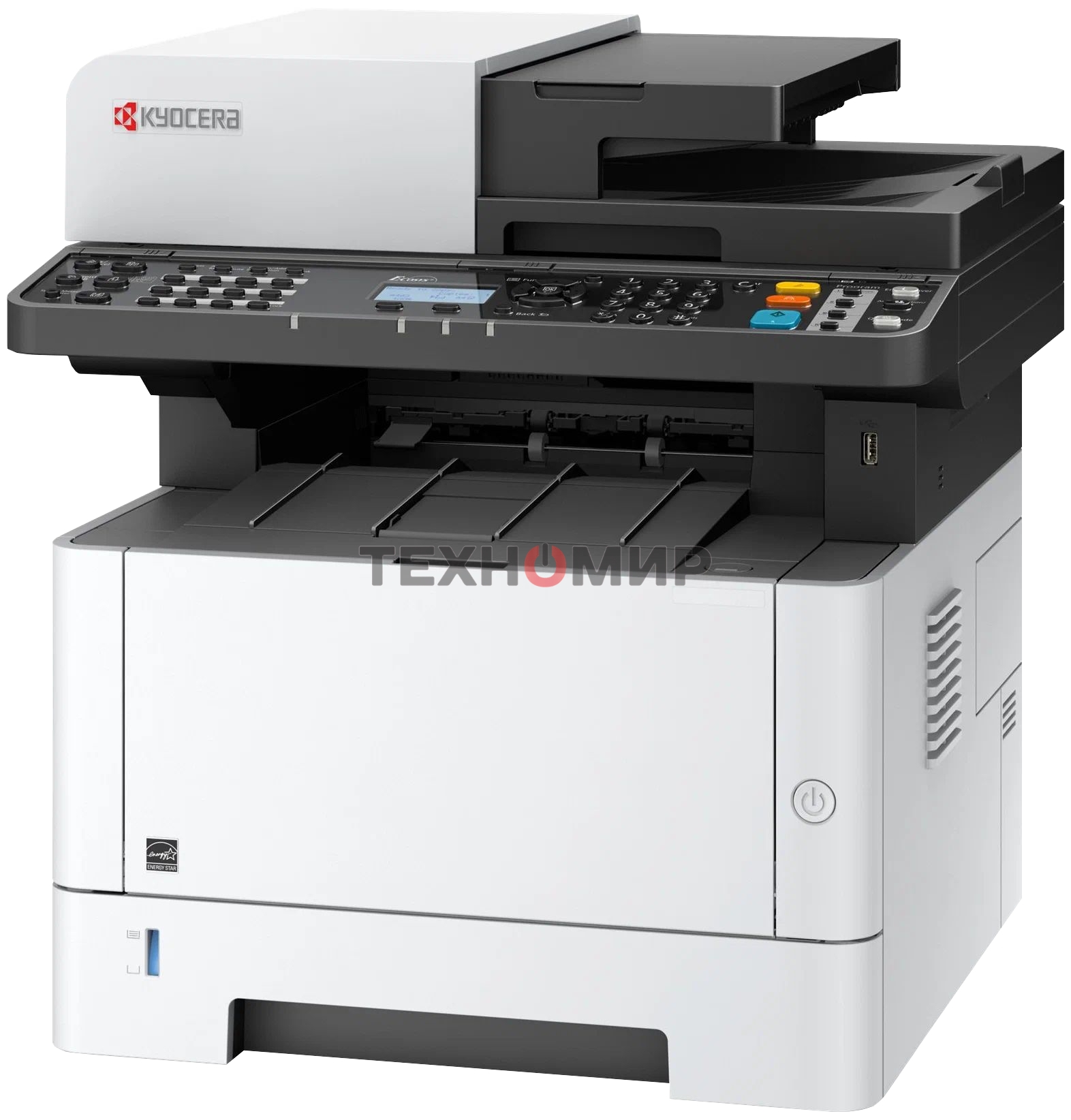 МФУ лазерное Kyocera Ecosys M2040dn (Азия) (1102S33AX0), A4, ч/б, печ. до 40 стр/мин., скан. до 40 стр/мин. (ч/б) 23 стр/мин. (цвет), 1200 x 1200 dpi (печать) 600x600dpi (скан.), USB, RJ-45 (старт.картр. TK-1178)