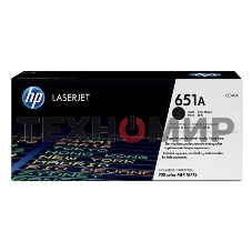 Картридж лазерный HP CE340A 651A черный для LaserJet 700 Color MFP 775 13500 стр.