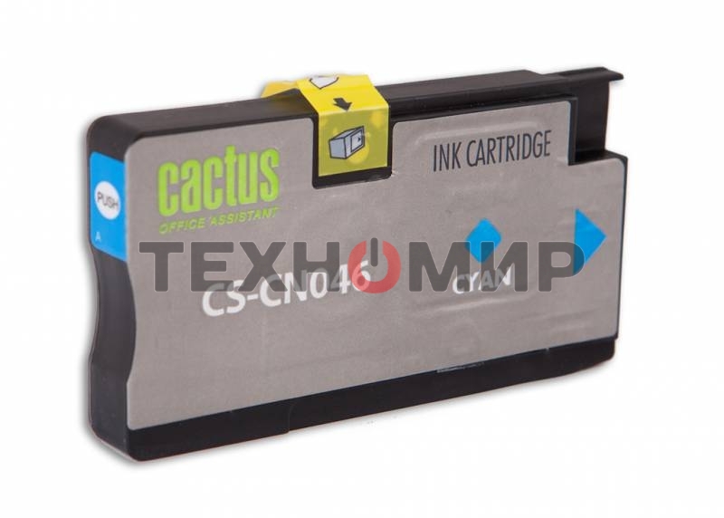 Картридж струйный Cactus CS-CN046 №951 голубой (26 мл) для HP OfficeJet 251dw Pro, 276dw Pro, 8100 Pro, 8100e, 8600 Pro (N911a), 8600 Pro Plus (N911g), 8610 Pro (A7F64A), 8615 Pro, 8616 Pro, 8620 Pro