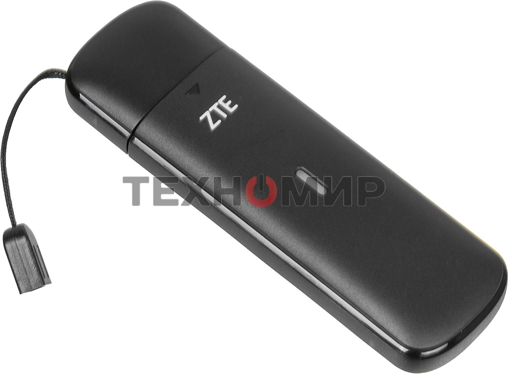 Модем ZTE MF833 2G/3G/4G USB Firewall +Router внешний черный