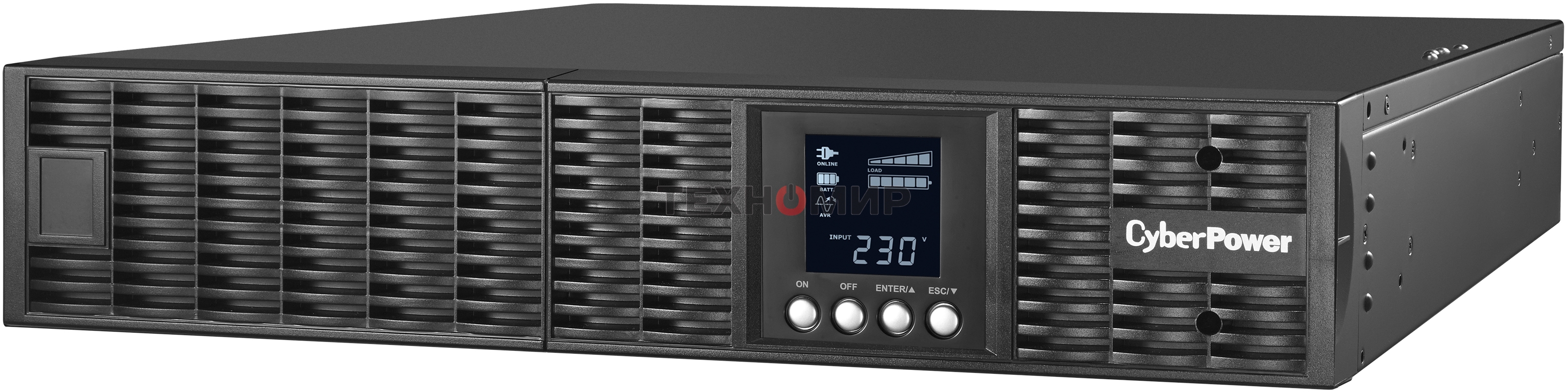 Источник бесперебойного питания CyberPower OLS2000ERT 2U 2000VA/1800W USB/RJ11/45/SNMP (8 IEC)