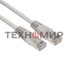 Пaтч-корд Rexant F/UTP, cat.6, RJ45-RJ45, экранированный, PVC серый, 2м