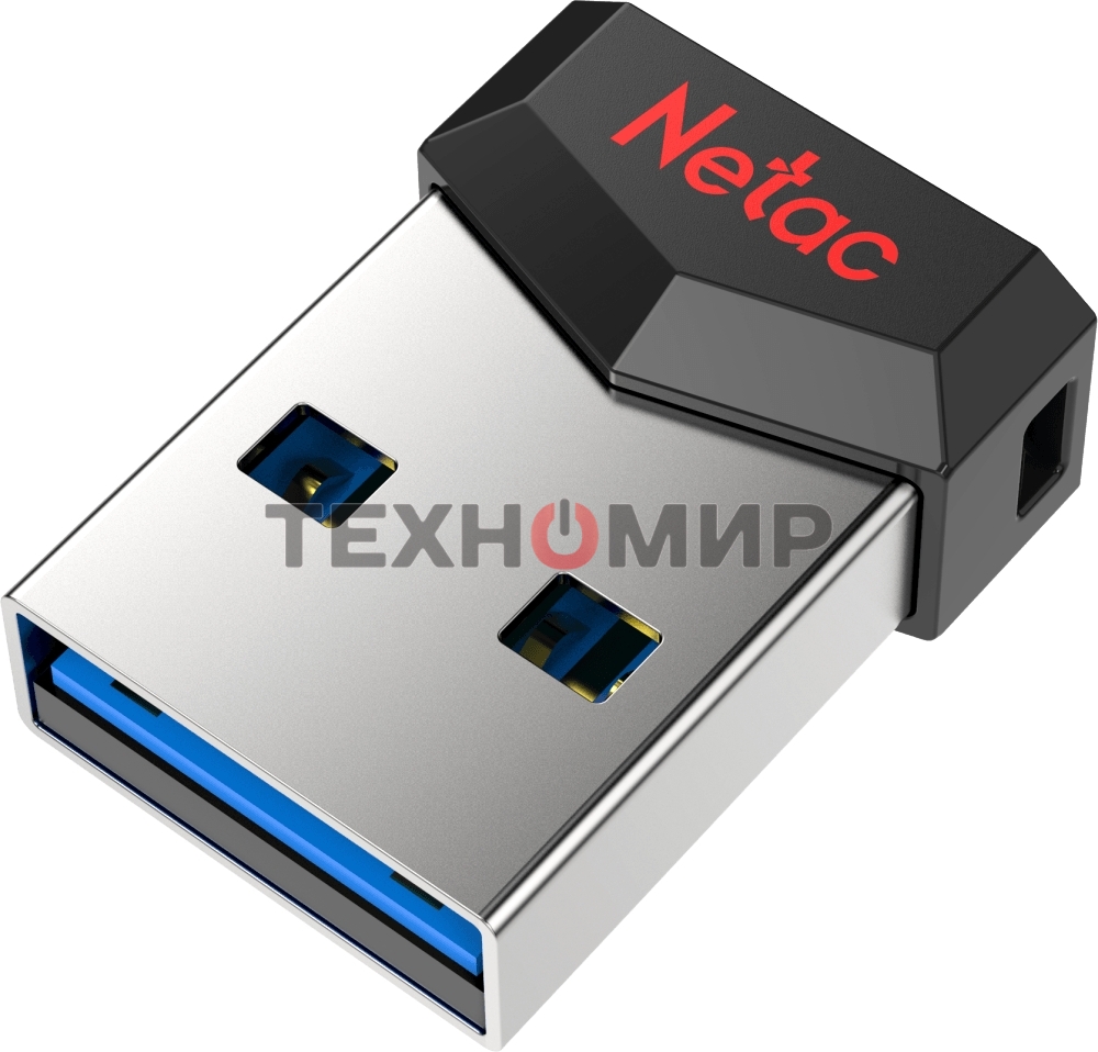 Флешка USB Netac UM81 (NT03UM81N-016G-20BK), 16Gb, USB 2.0, R/W 30/10, черный/красный