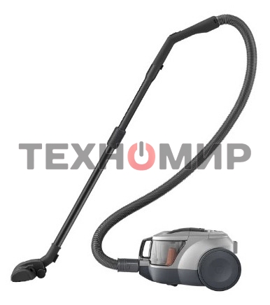 Пылесос LG VC5420NNTS серебристый/черный, 380/2000 Вт, уборка сухая, пылесборник контейнер 1.3 л