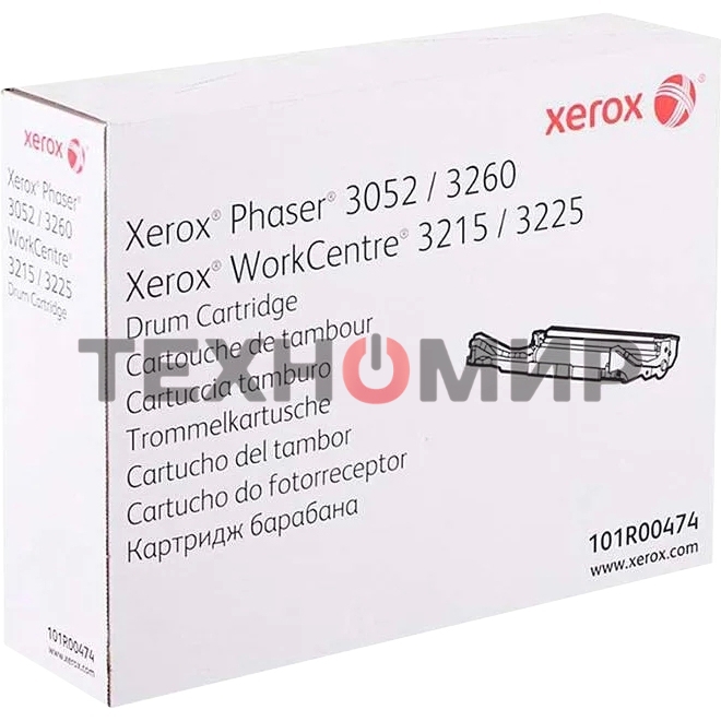 Драм-картридж Xerox 101R00474 черный для Xerox Phaser 3052/3260/WC 3215/25 10000 стр.(Channels)