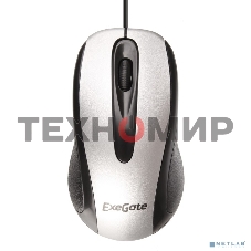 Мышь проводная ExeGate Professional Standard SH-9026S серебристый, 1000 dpi, USB, кнопки - 3