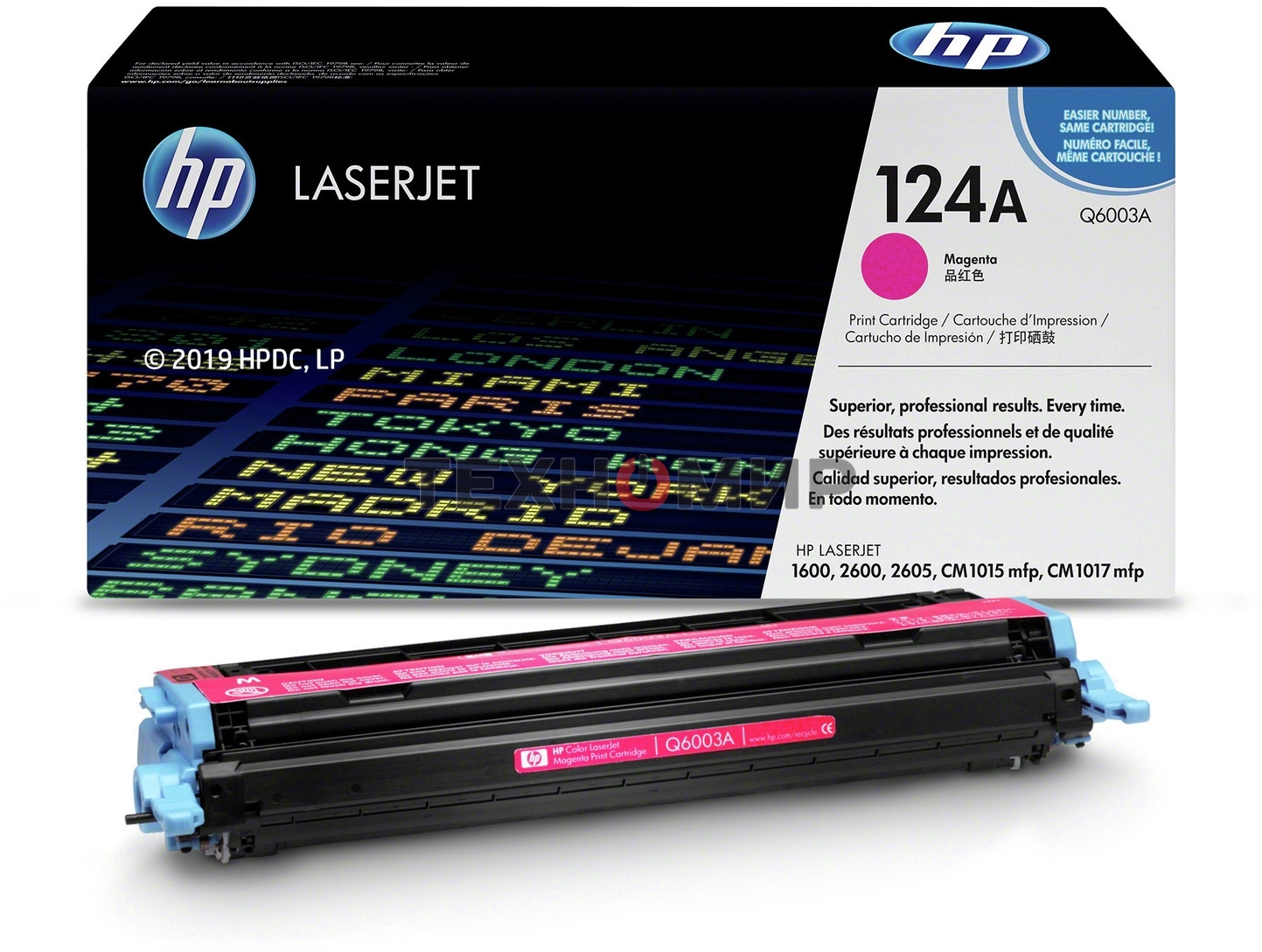 Картридж лазерный HP Q6003A пурпурный для Color LaserJet 2600 2000 стр.