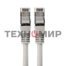 Пaтч-корд Rexant F/UTP, cat.6, RJ45-RJ45, экранированный, PVC серый, 2м