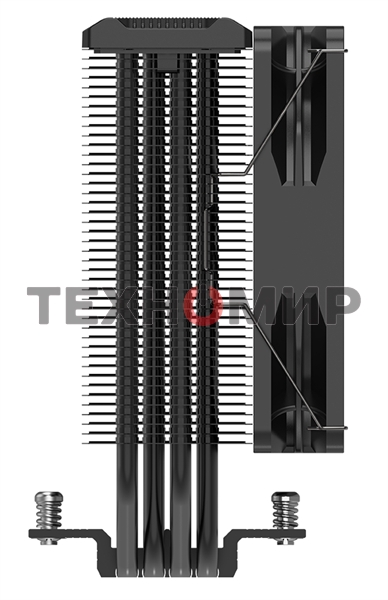 Кулер PCCooler Paladin EX400S черный 120мм алюминий+медь 1800rpm 28.6db 4-pin 180W 157мм