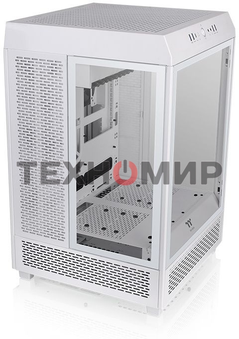 Компьютерный корпус Thermaltake The Tower 500 Snow CA-1X1-00M6WN-00 White,Win,SPCC,Tempered Glass*3,120мм Standard Fan*2