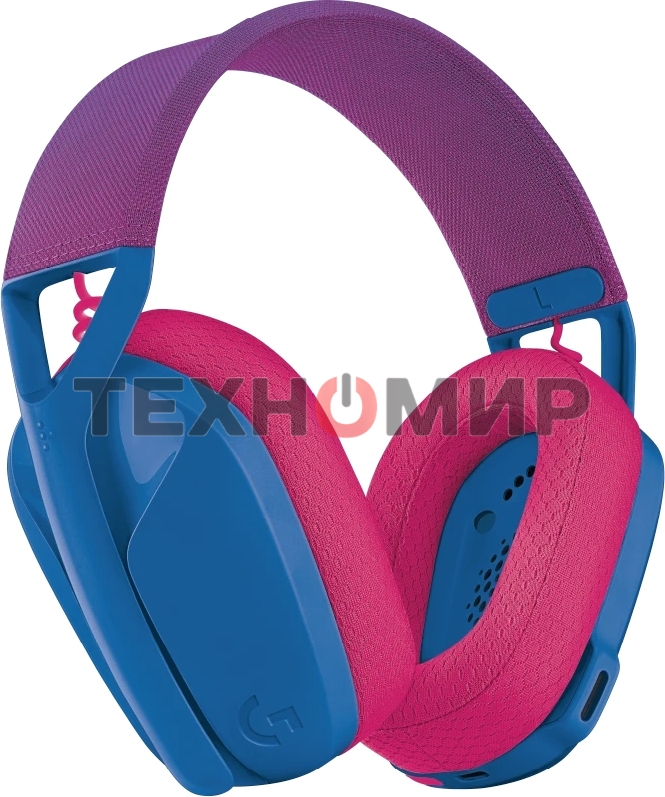 Гарнитура беспроводная Logitech Headset G435 LIGHTSPEED Wireless Gaming BLUE - Retail