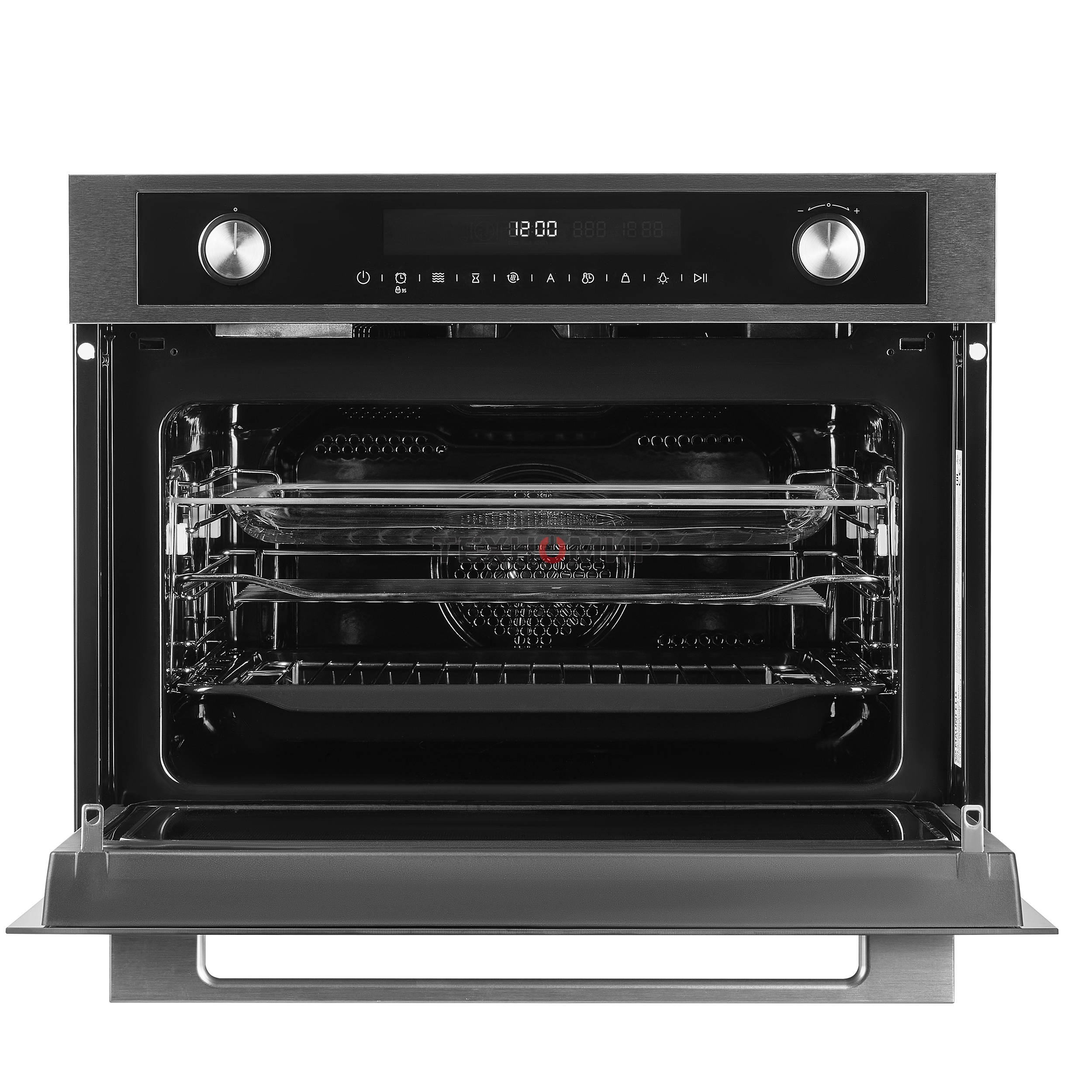 Компактный духовой шкаф с функцией СВЧ Maunfeld MCMO5015MFS