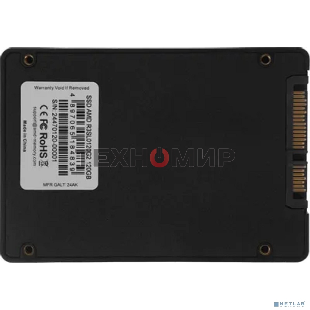 Накопитель SSD AMD Radeon R3SL0120G2, 120Gb, 2.5