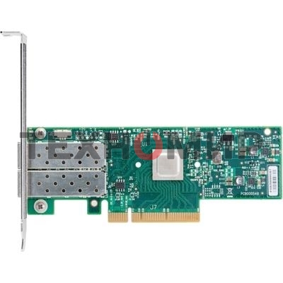 Сетевая карта ConnectX-4 Lx EN network interface card, 25GbE dual-port SFP28, PCIe3.0 x8, tall bracket, SR-IOV, TCP/UDP, MPLS, VxLAN, NVGRE, GENEVE, iSER, NFS RDMA, SMB Direct, ROHS R6