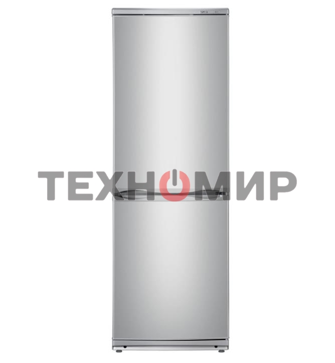 Холодильник Atlant XM-4012-080 серебристый двухкамерный 201/101л морозилка снизу