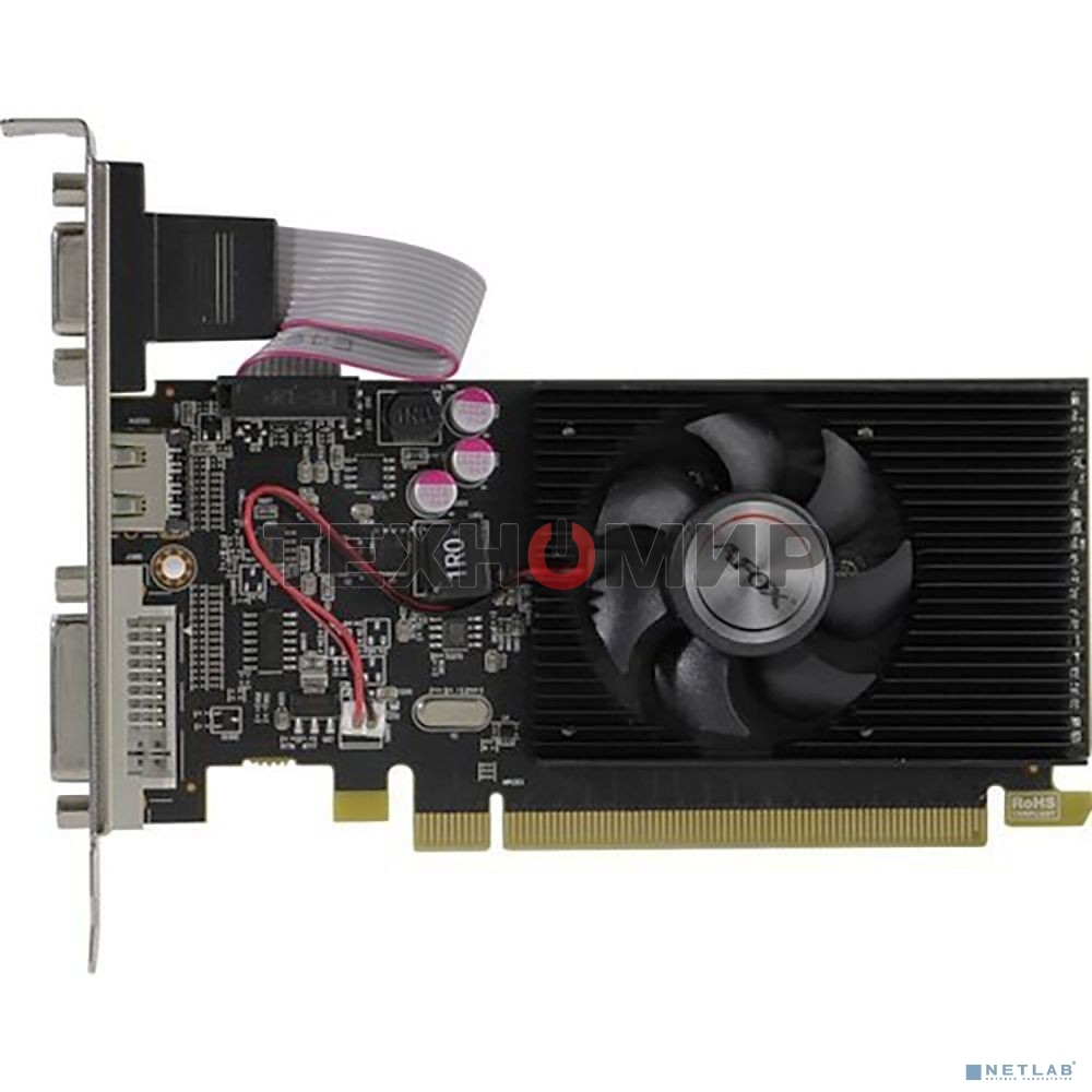 Видеокарта AFOX Radeon R5 220 2Gb DDR3 64Bit DVI HDMI VGA LP Single Fan PCI-E 16x AFR5220-2048D3L5