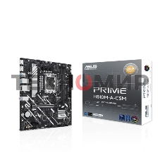 Материнская плата ASUS PRIME H810M-A-CSM, LGA 1851, Intel H810, 2xDDR5, 4xSATA, 2xM.2, 1xPCIe 4.0 x16, 1xPCIe x1, 1xDP, 1xHDMI, 1x1Gb LAN, 4xUSB 2.0, 2xUSB 3.2 Gen 2, 3x3.5 мм, 7.1, Micro-ATX