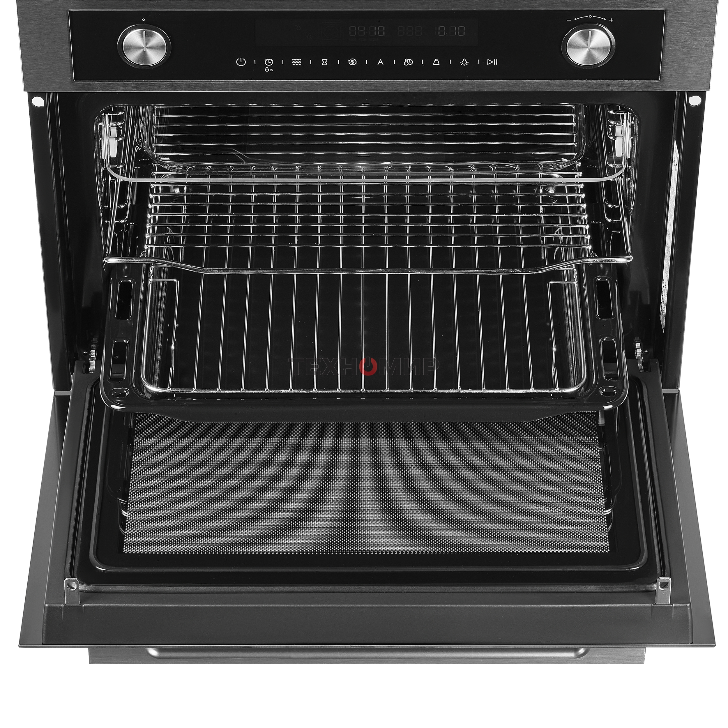 Компактный духовой шкаф с функцией СВЧ Maunfeld MCMO5015MFS