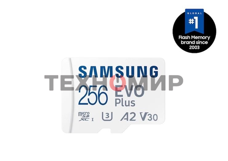Флеш карта MICRO SDXC EVO+ 256Gb V10 W/A MB-MC256SA/EU Samsung