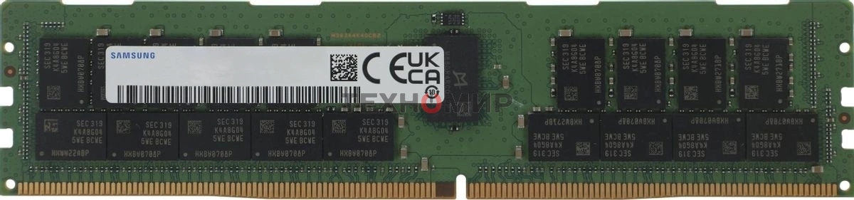 Оперативная память Samsung, DDR4, 32GB (1x32 GB), 3200 MHz, CL22, ECC, RDIMM