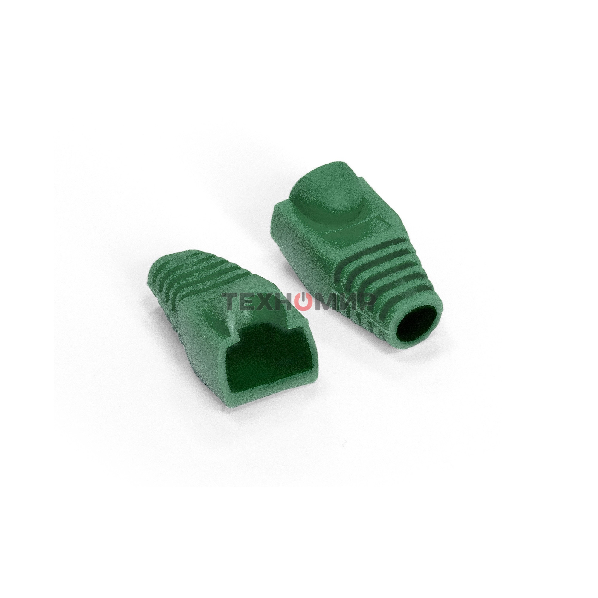 Колпачок ExeGate BC45-100-GN изолирующий для коннектора RJ-45, зеленый (100 шт)
