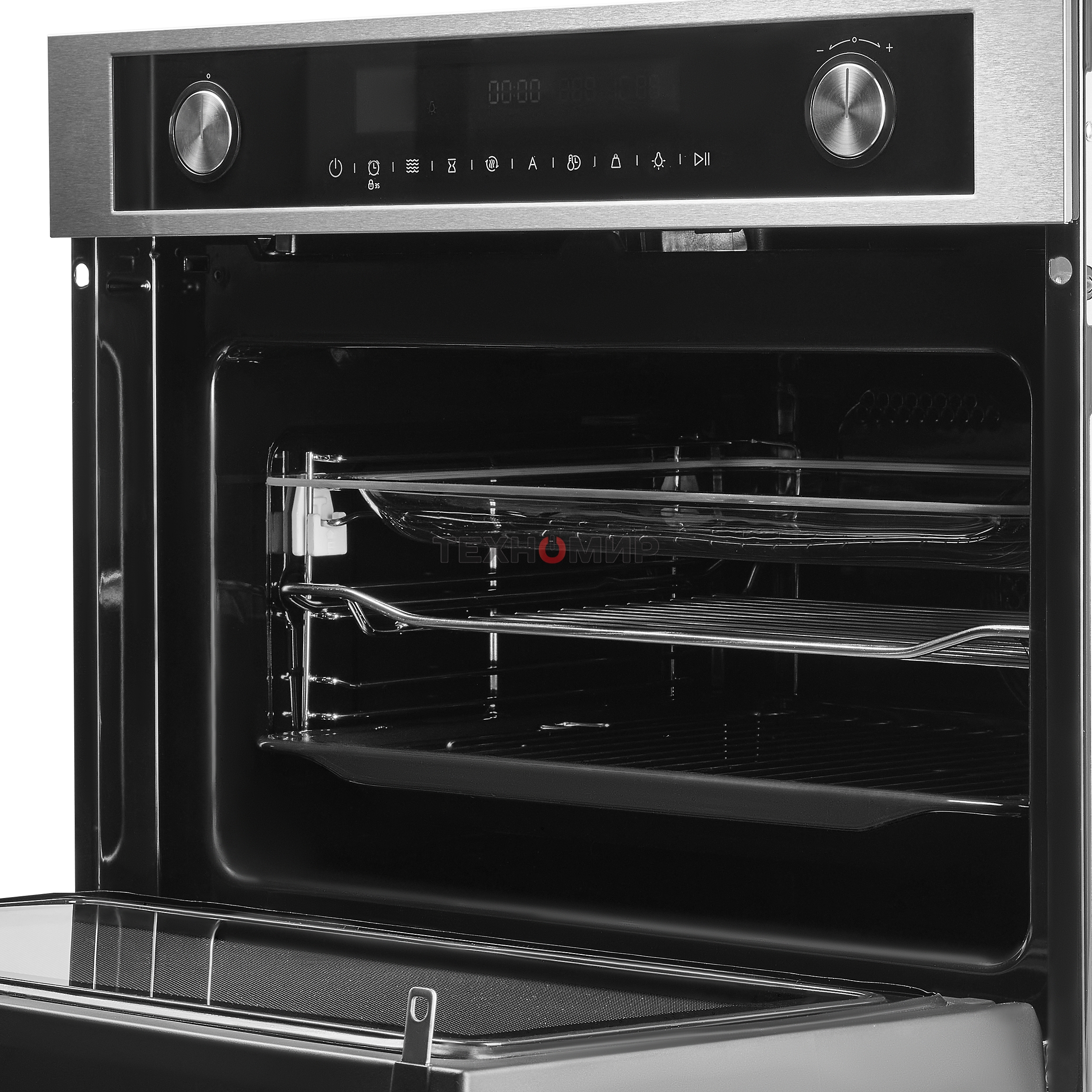 Компактный духовой шкаф с функцией СВЧ Maunfeld MCMO5015MFS