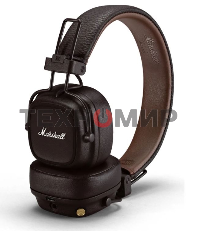 Наушники накладные беспроводные Marshall MAJOR IV коричневые