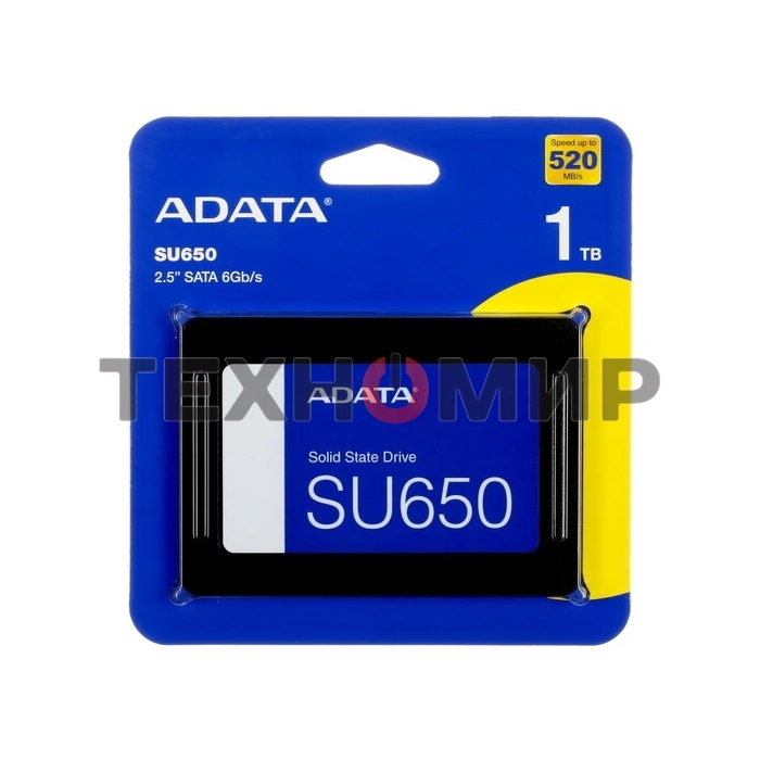 Накопитель SSD ADATA Ultimate SU650, 1Tb, SATA III, 2.5