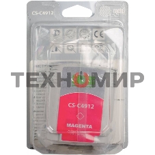 Картридж струйный Cactus CS-C4912 №82 пурпурный (72 мл) для HP Design Jet 500/800C