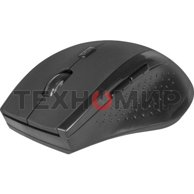 Мышь беспроводная Defender Accura MM-365 черный, 1600 dpi, радиоканал, USB, кнопки - 6