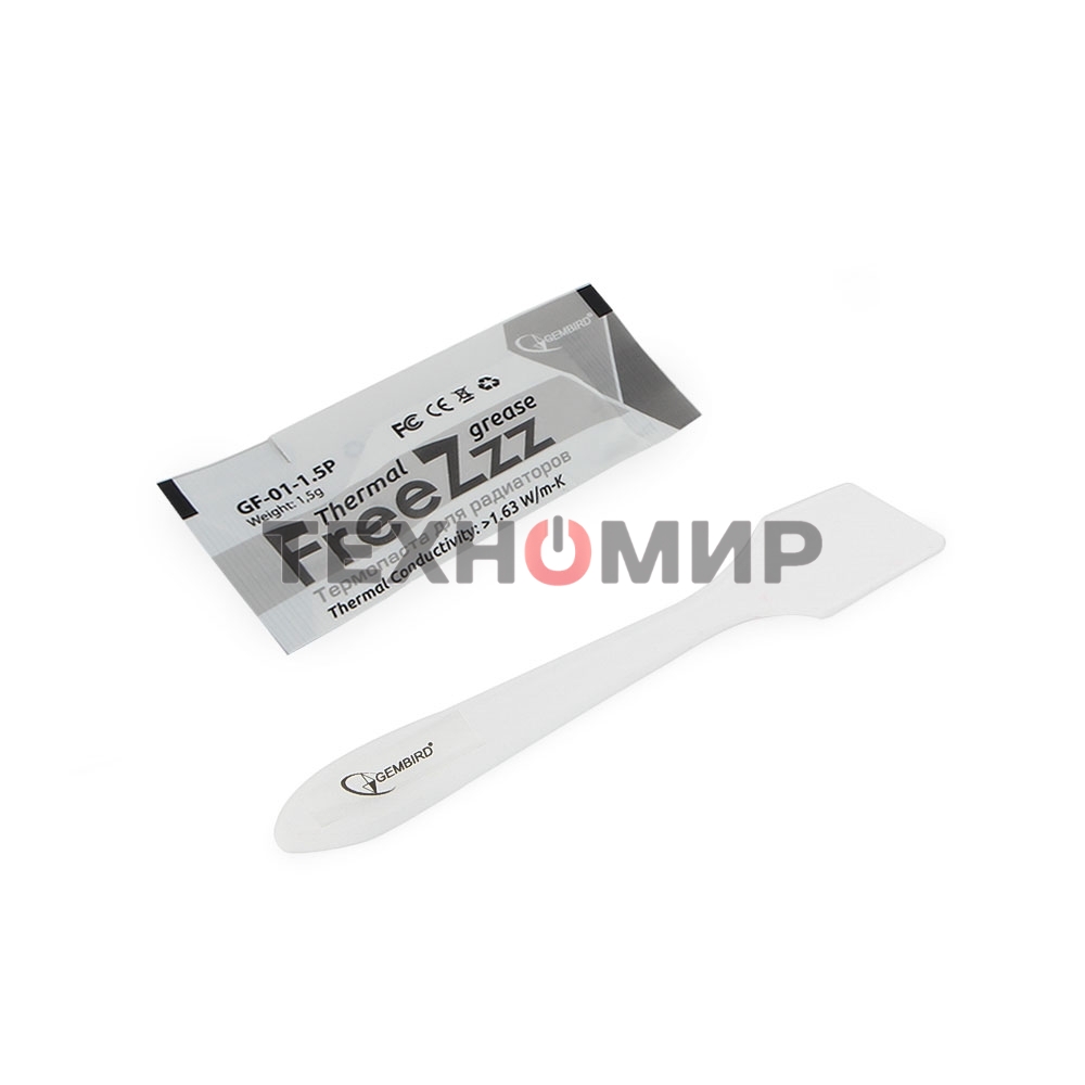 Термопаста Gembird FreeZzz GF-01-1.5P для радиаторов, 1,5гр, пакет