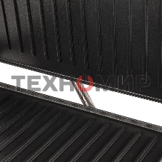 Гриль электрический Endever Grillmaster 115, 1500 Вт, авто терморегулятор, антипригарное покрытие, индикатор нагрева, серебристый/черный