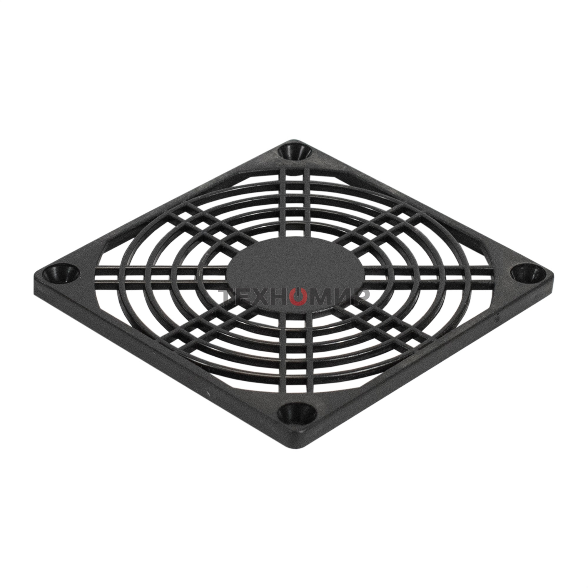 Решетка для вентилятора 80x80 ExeGate EG-080PSB (80x80 мм, пластиковая, квадратная, черная)