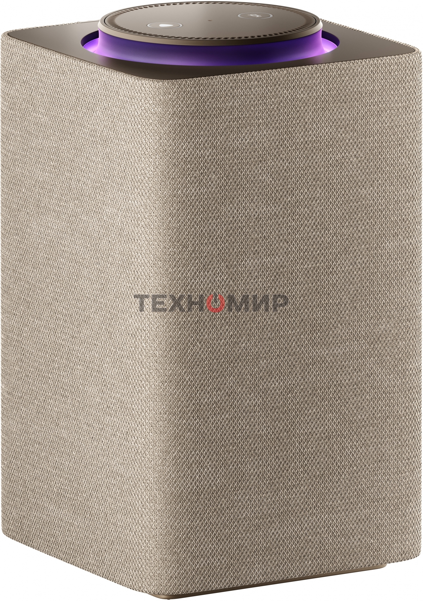 Умная колонка Яндекс Станция Макс, 65Вт, 1.0, часы, Алиса, Wi-Fi, Bluetooth 5.0, Zigbee, бежевый