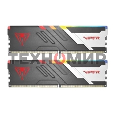 Оперативная память Patriot Viper Venom, DDR5, 32Gb (2x16Gb), 6000MHz, CL30, DIMM, с радиаторами, RGb, черный