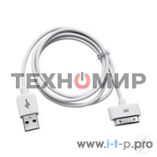 Кабель Gembird USB AM/Apple для iPad/iPhone/iPod, 1м белый, блистер