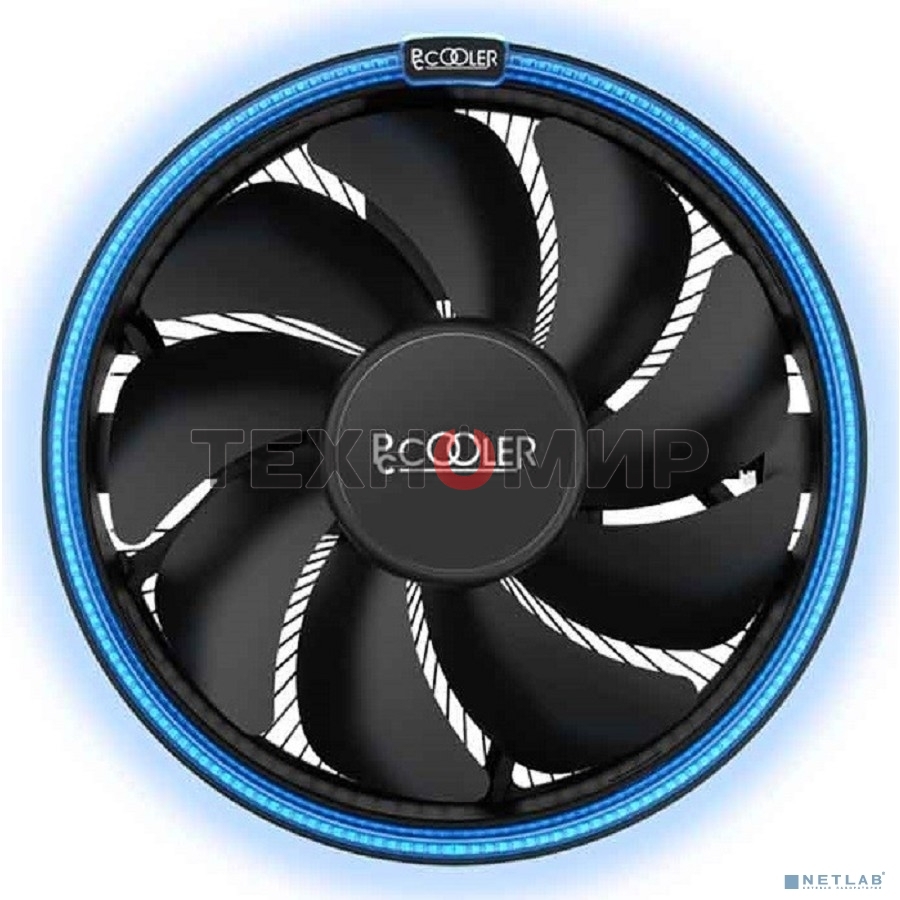 Кулер PCCooler E126MB черный 120мм алюминий 1800rpm 26.5db 4-pin 92W 70мм