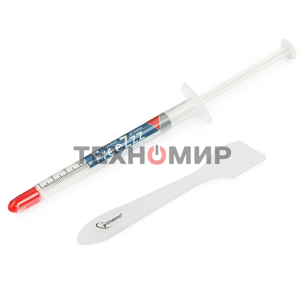 Термопаста Gembird FreeZzz GF-01-1.5 для радиаторов, 1,5гр, шприц