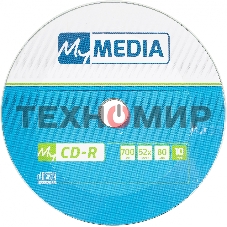 Диск CD-R MyMedia 700Mb 52x pack wrap (10шт) (69204)