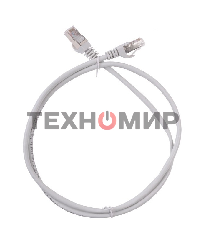 Патч-корд ITK, cat.5e UTP, 1м, серый