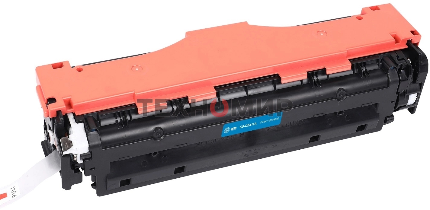 Картридж лазерный Cactus CS-CE411A голубой (2600 стр.) для HP CLJ Pro 300 Color M351/Pro 400 Color M451