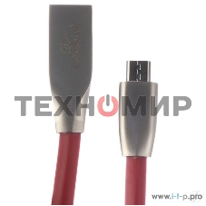 Кабель USB2.0 Cablexpert CC-G-mUSB01R-1.8M, AM/microB, серия Gold, длина 1.8м, красный, блистер