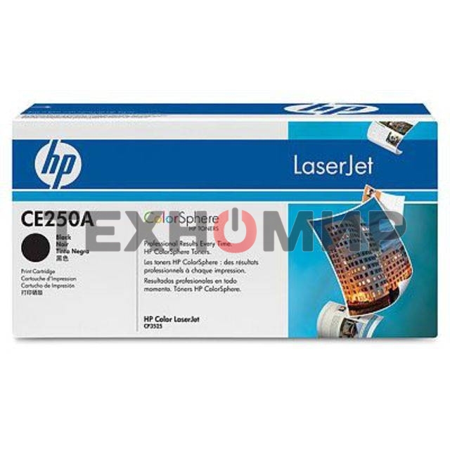 Картридж лазерный HP CE250A черный для CLJ CM3530/CP3525 5000 стр.