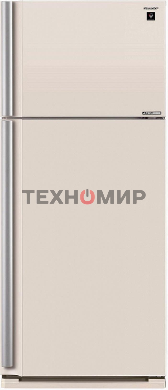 Холодильник Sharp SJ-XE59PMBE бежевый двухкамерный 430/148л морозилка сверху