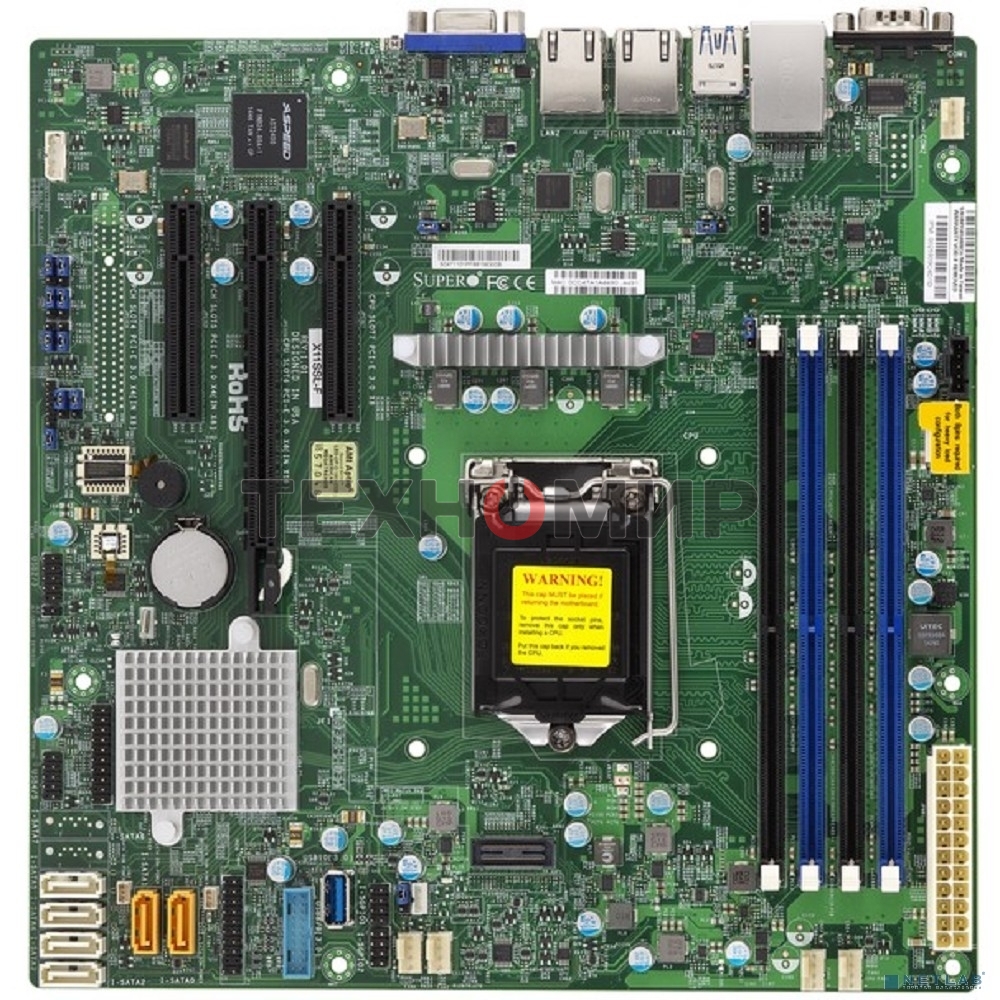 Материнская плата SuperMicro MBD-X11SSL-F-B Soc-1151 iC232 mATX 4xDDR4 6xSATA3 SATA RAID i210AT 2хGgbEth bulk