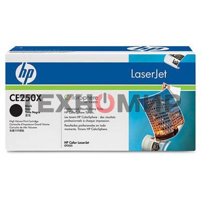 Картридж лазерный HP CE250X черный для CLJ CM3530/CP3525 10500 стр.