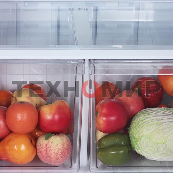 Холодильник Sharp SJ-XE59PMBE бежевый двухкамерный 430/148л морозилка сверху