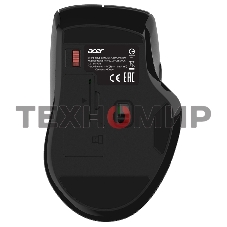 Мышь беспроводная Acer OMR150 черный, 1600 dpi, радиоканал, USB, кнопки - 6